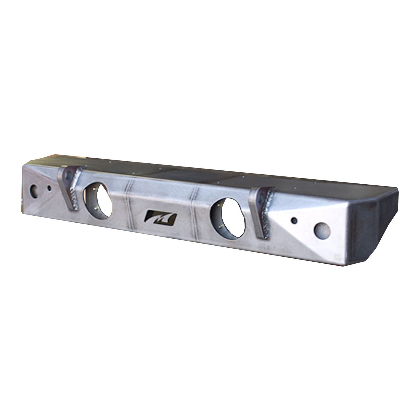 Jeep JK Stubby Front Bumper With Fogs 07-18 Wrangler JK Bare Steel Motobilt - MB1006F