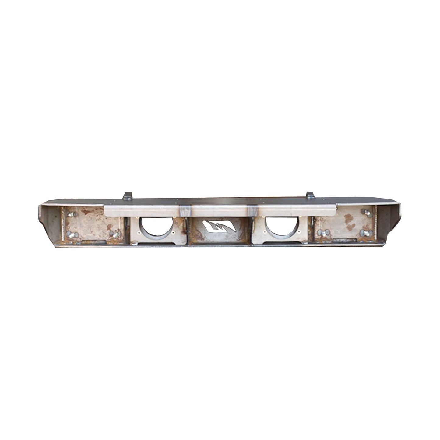 Jeep JK Stubby Front Bumper With Fogs 07-18 Wrangler JK Bare Steel Motobilt - MB1006F