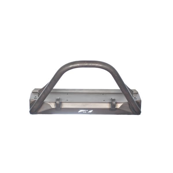 Jeep CJ Front Stubby Bumper W/Stinger Bare Steel Motobilt - MB1015-S
