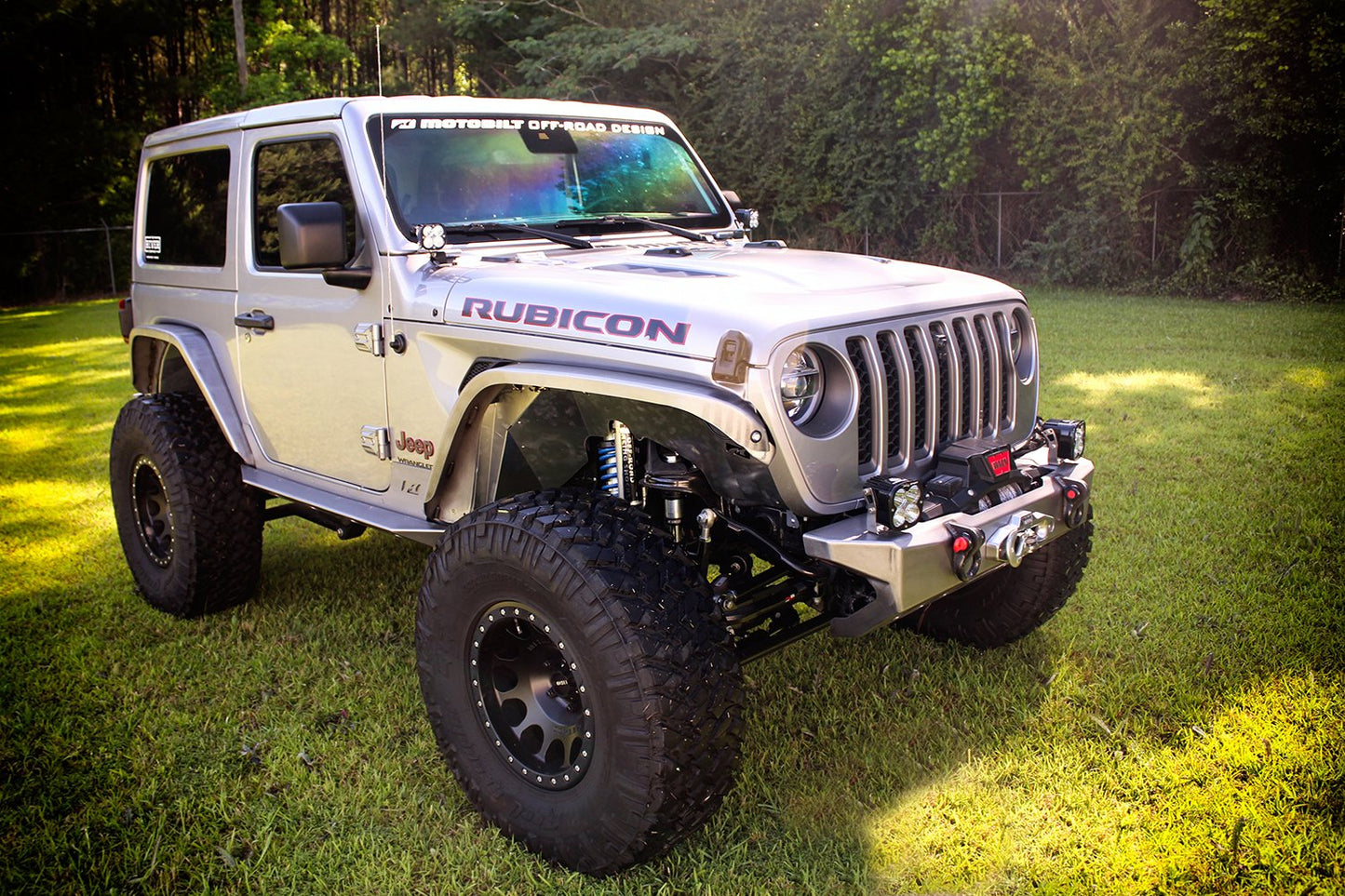 Front and Rear Fender Flare Package for 2018-Present Jeep Wrangler JL/JLU Motobilt - MB1101-1102