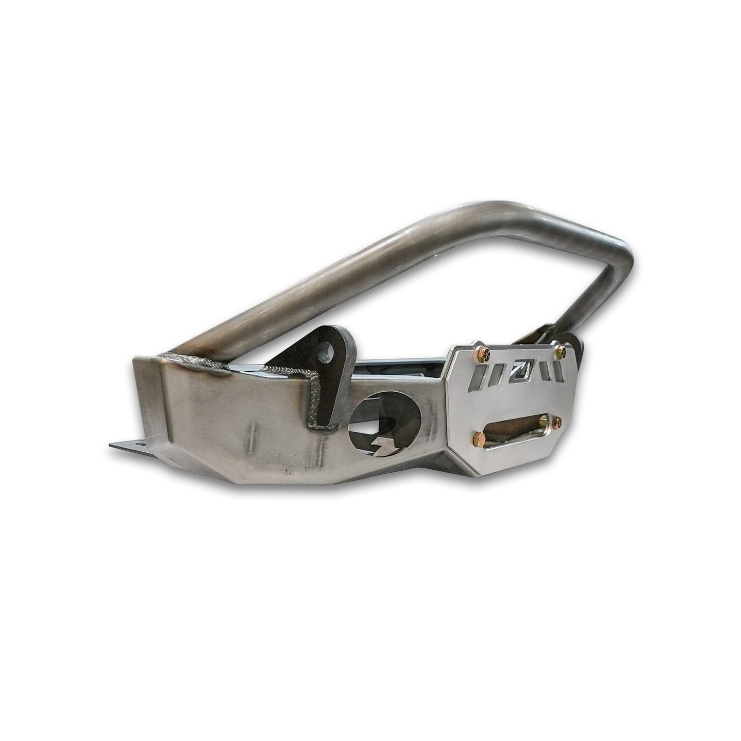 Gladius Frame Chop Bumper with Bull Bar for Jeep JK/JL/JT - fits WARN M8274 - Motobilt-MB1238-B