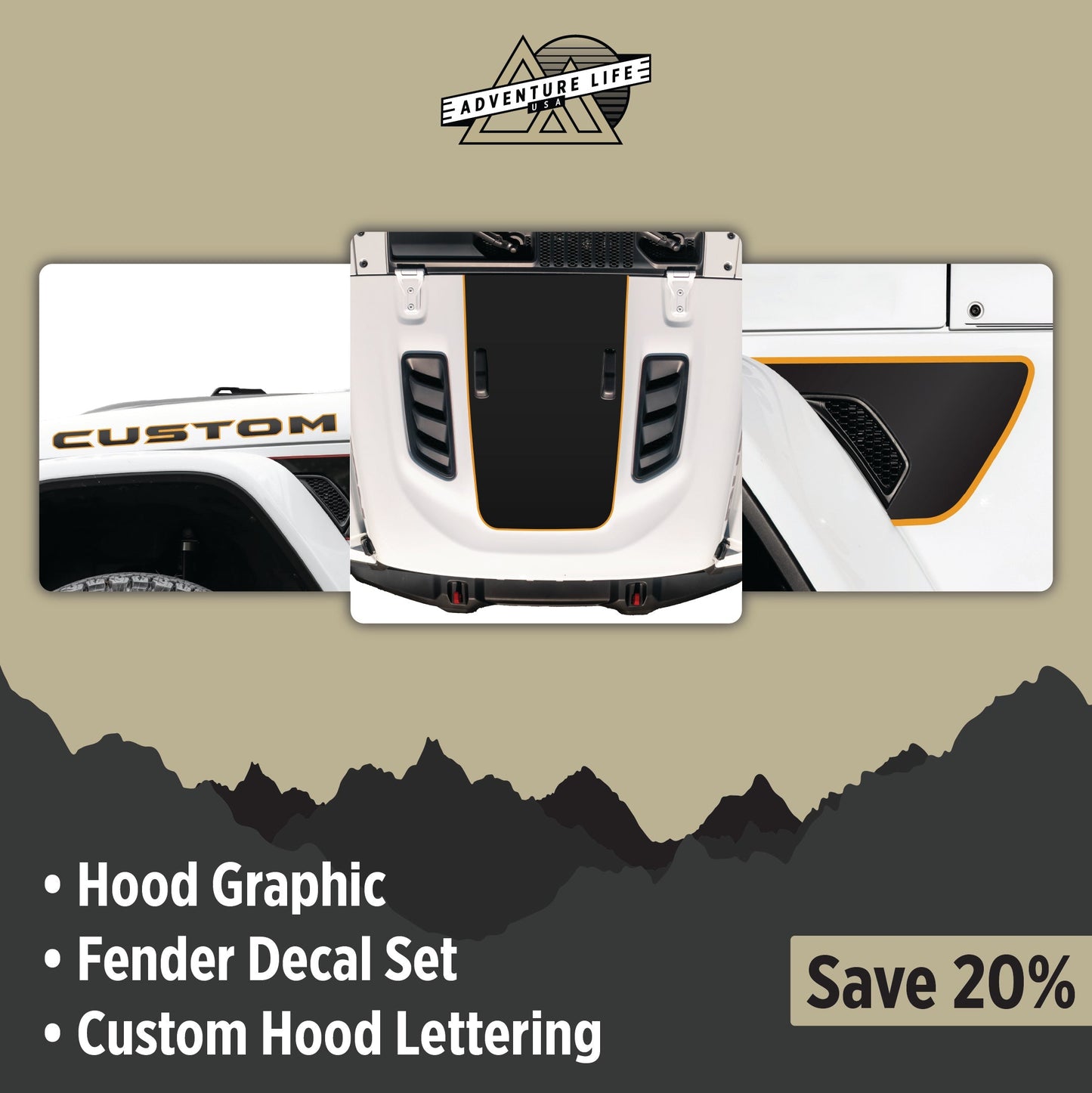 Graphic Kit for Gladiator JT RUBICON