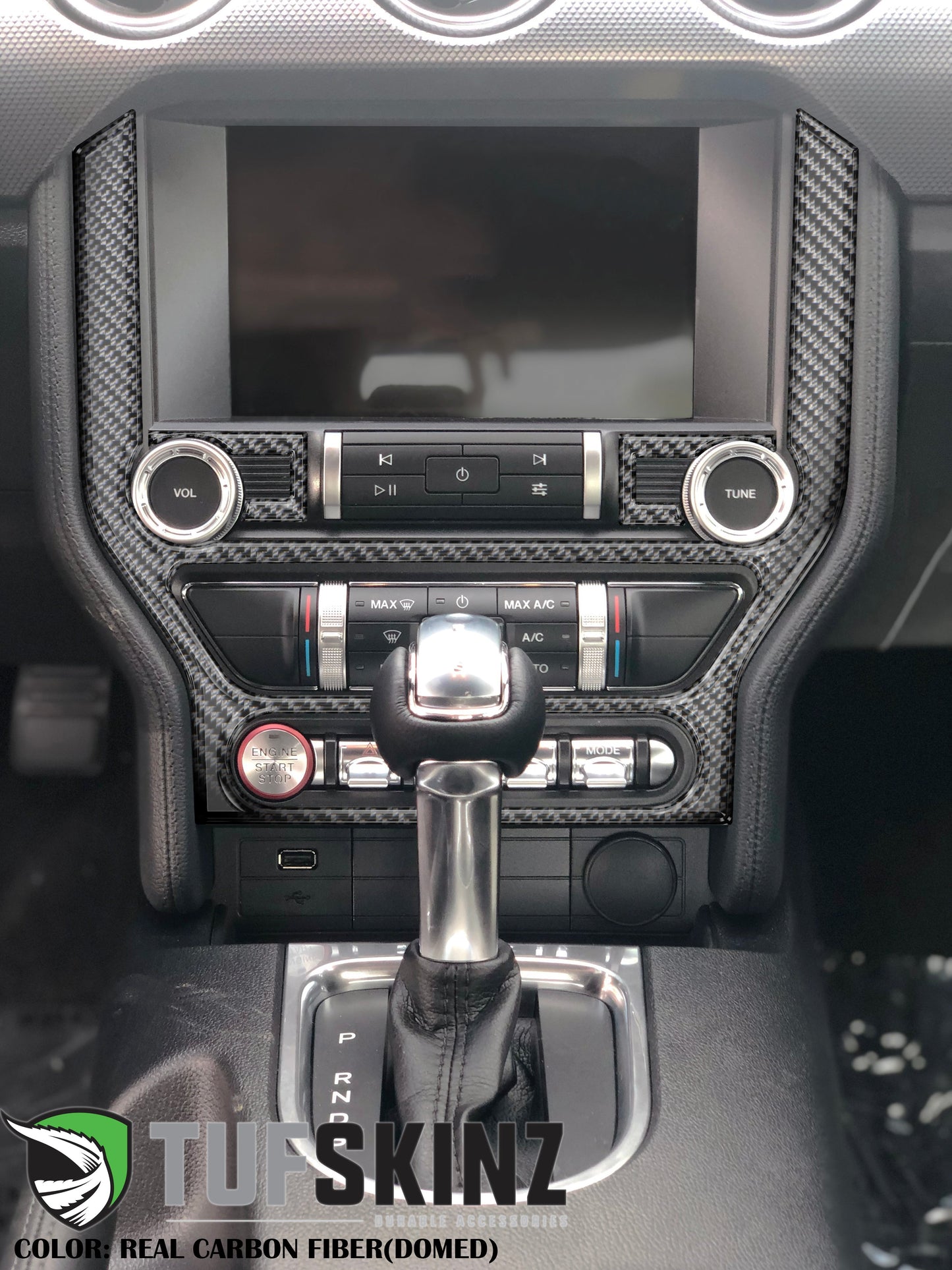 Radio Accent Trim Fits 2015-2023 Ford Mustang