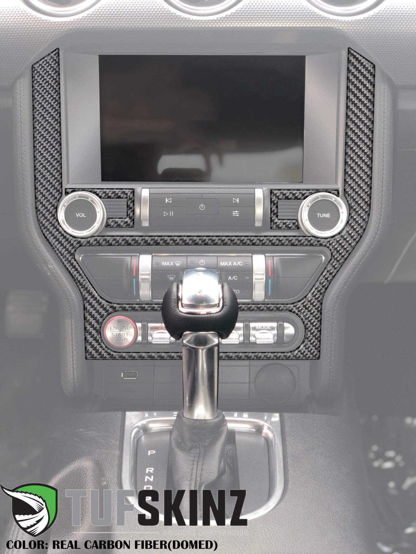 Radio Accent Trim Fits 2015-2023 Ford Mustang