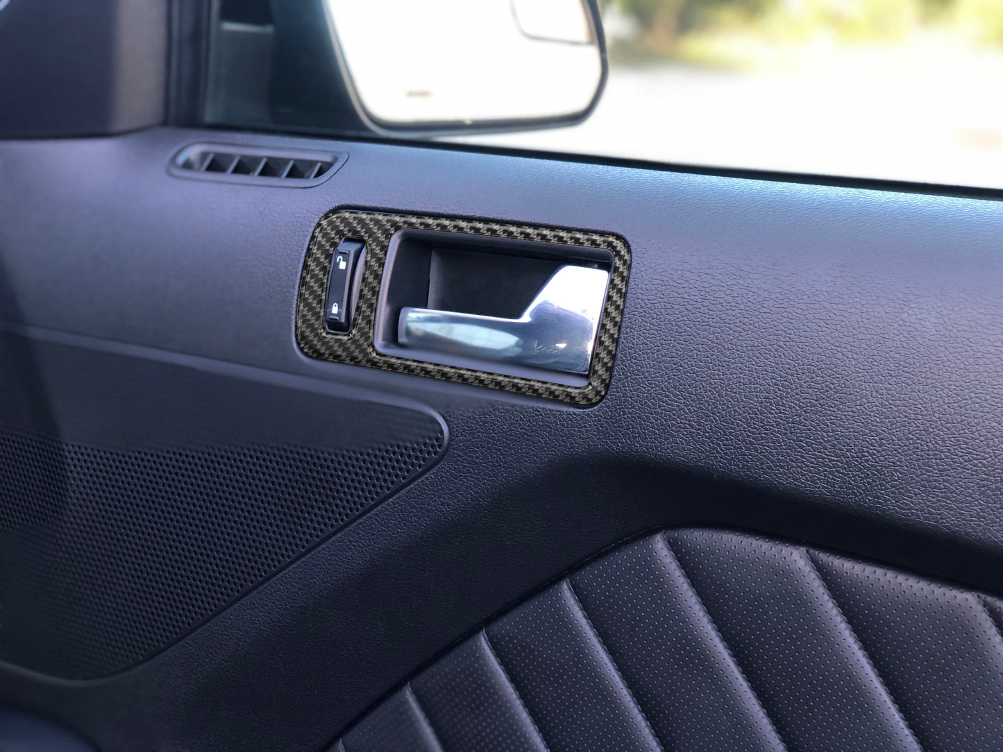 Door Handle Surround Accents Fits 2005-2014 Ford Mustang