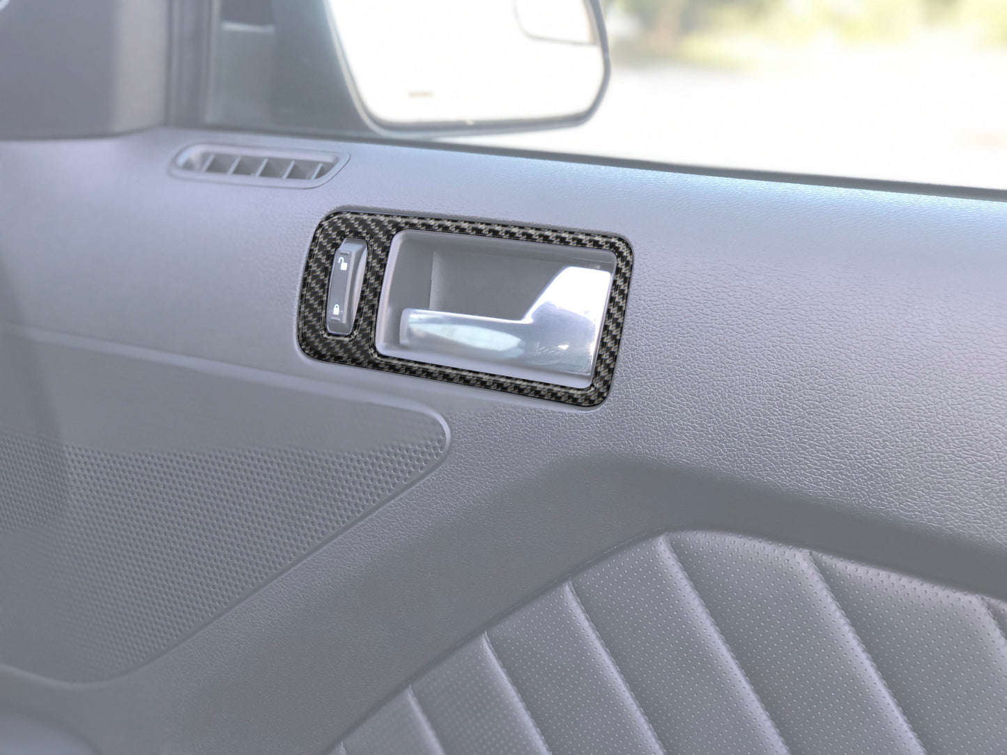 Door Handle Surround Accents Fits 2005-2014 Ford Mustang