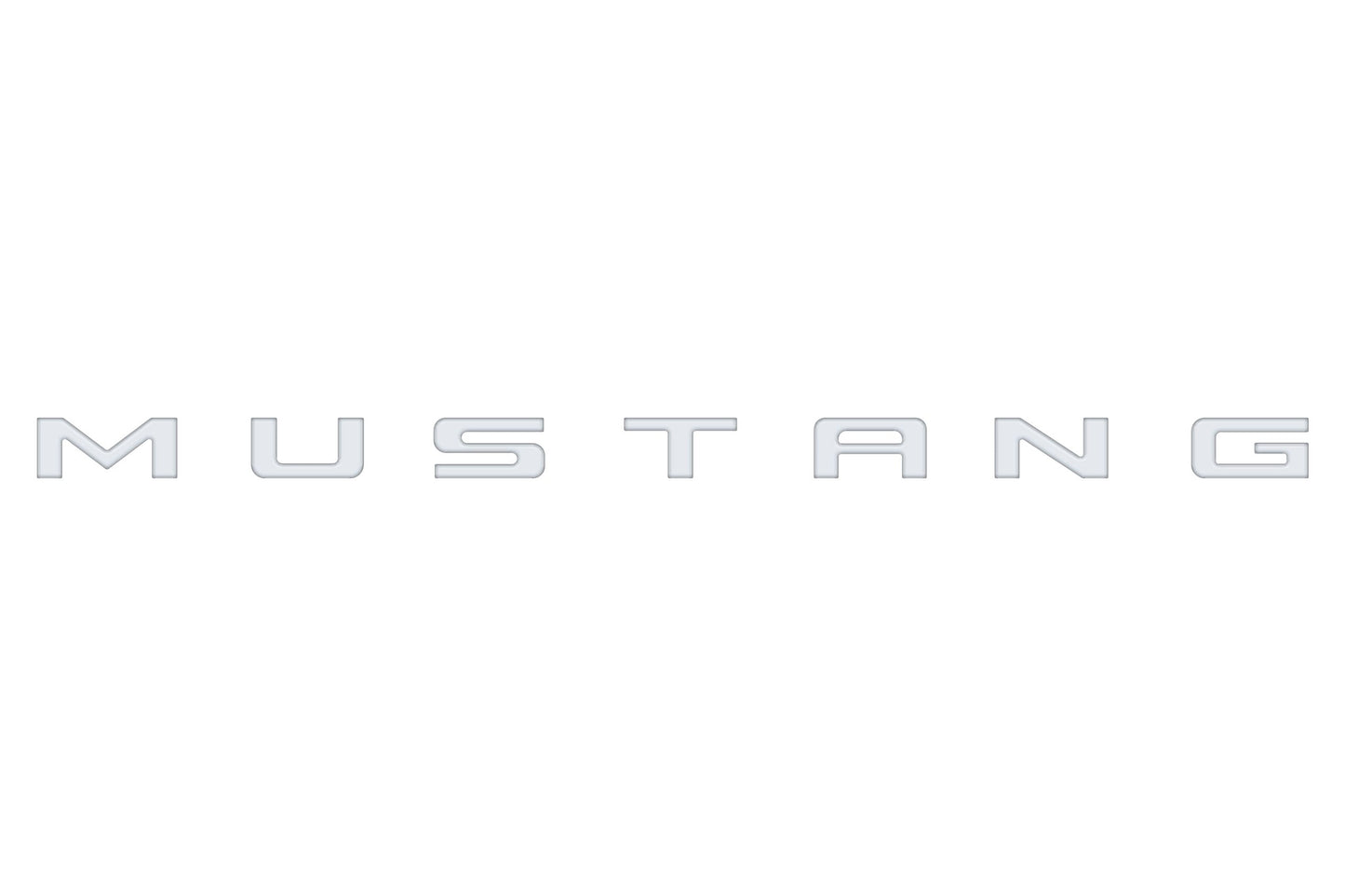Engine Bay Letter Inserts Fits 2024-2026 Ford Mustang