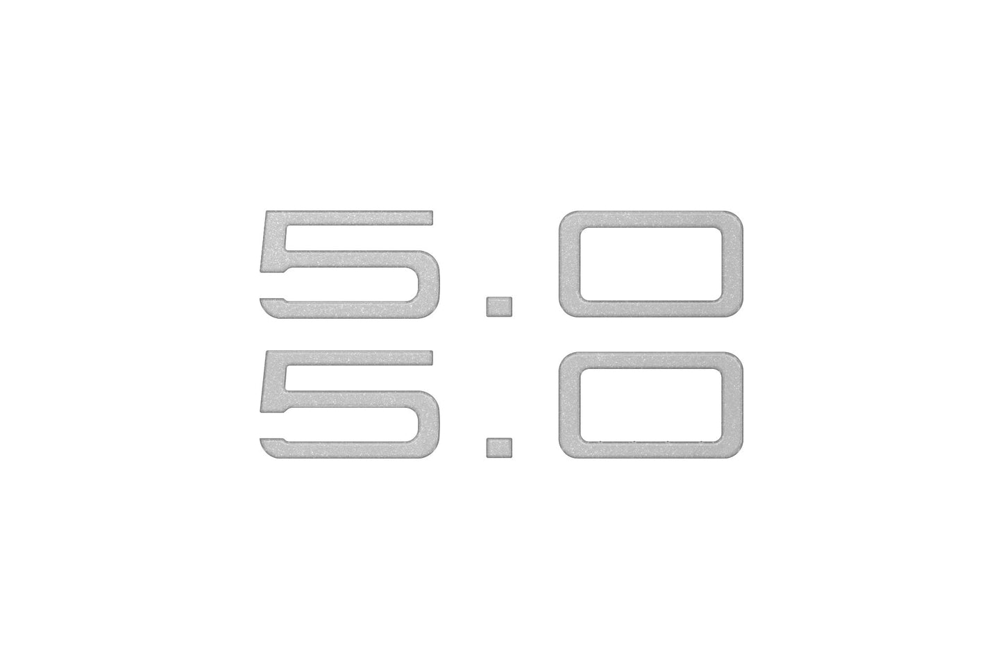 5.0 Emblem Inserts Fits 2024-2026 Ford Mustang