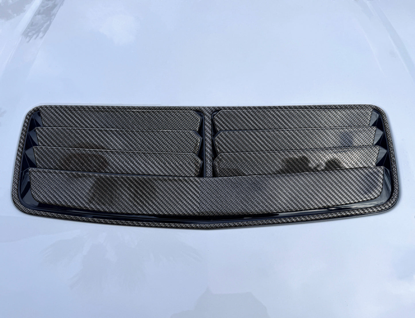 Hood Vent Accent Trim Fits 2024-2026 Ford Mustang