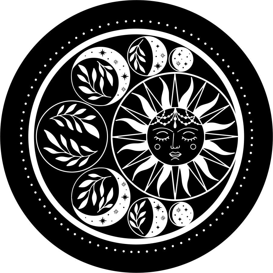Moon Phase Around the Sun