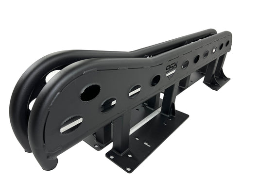 2010 - 2024 Toyota 4Runner Flat Sliders With Grip Top Plate POWDER COATED (ORIGINAL TOP PLATE)