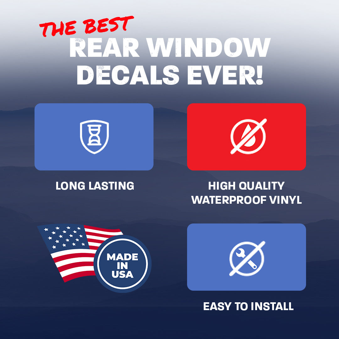 Pine Tree Sky Rear Window Decal