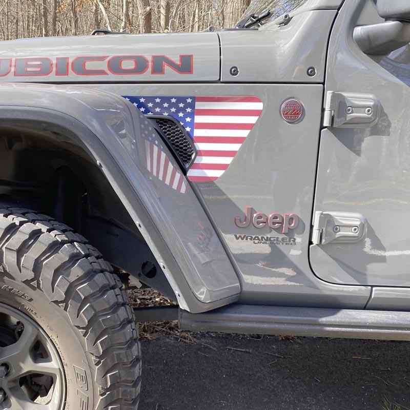 Old Glory Grill Inserts & Vent Decals Bundle