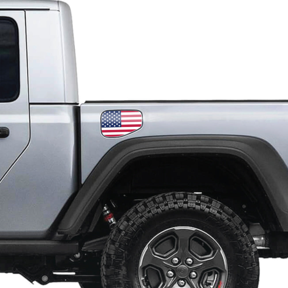 Old Glory Gas Cap Decal for JT or Gladiator