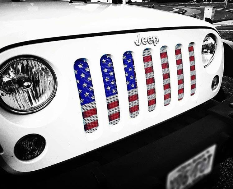 Classic Old Glory Collection American Flag Grille Inserts