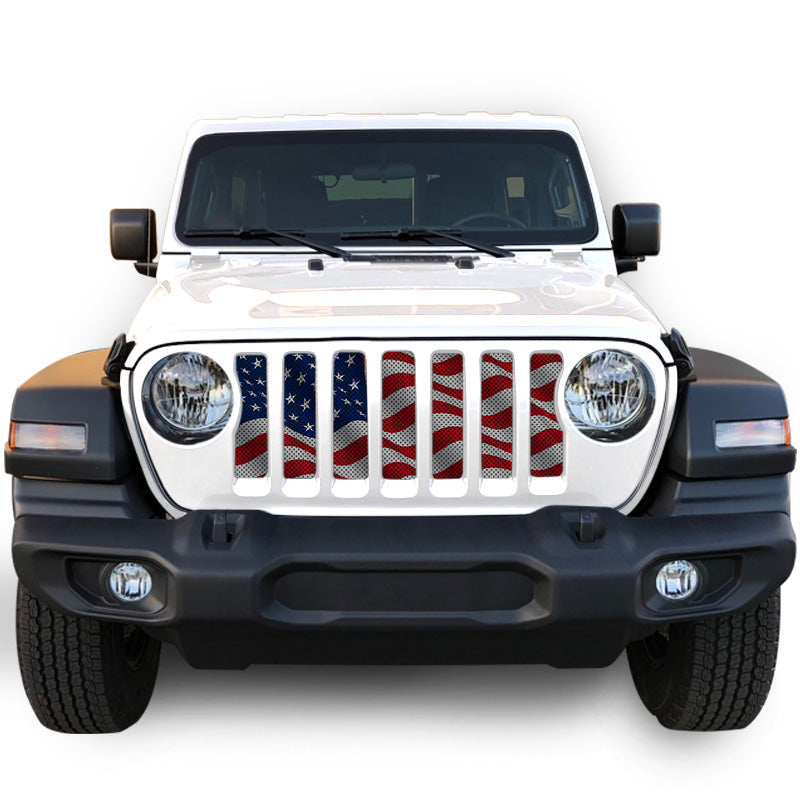 Classic Old Glory Collection American Flag Grille Inserts