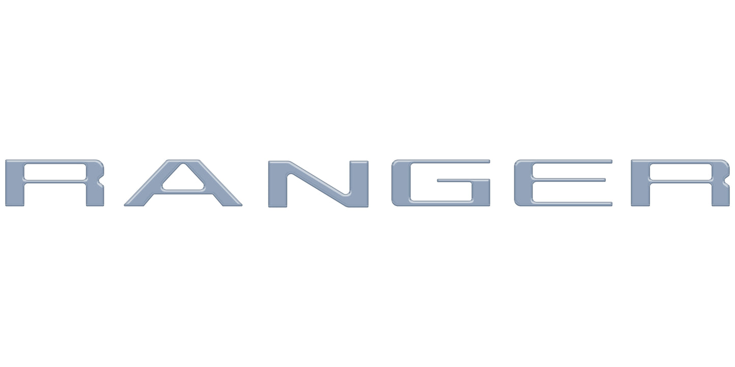 Tailgate Letter Inserts Fits 2019-2023 Ford Ranger
