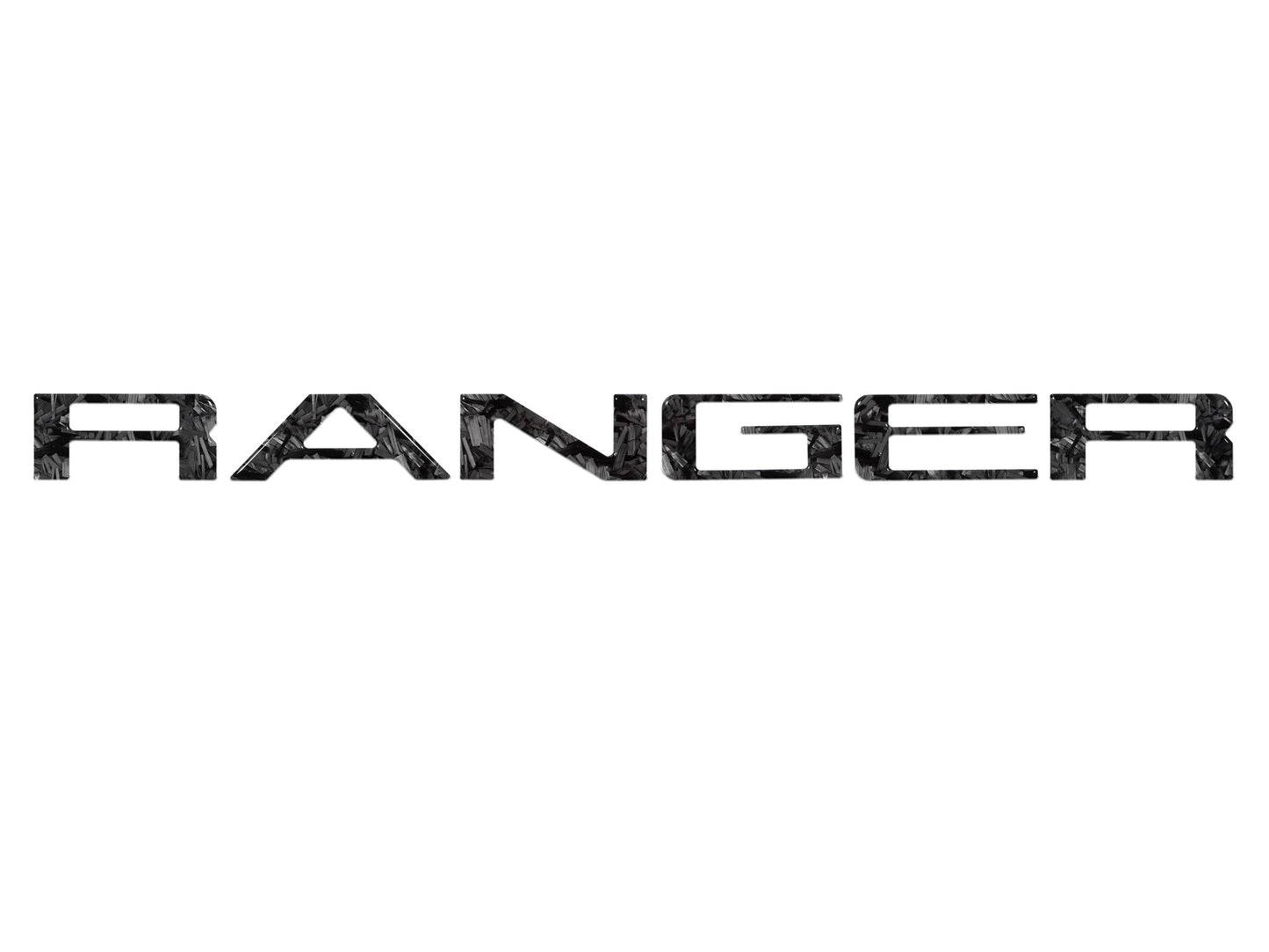 Tailgate Letter Inserts Fits 2019-2023 Ford Ranger