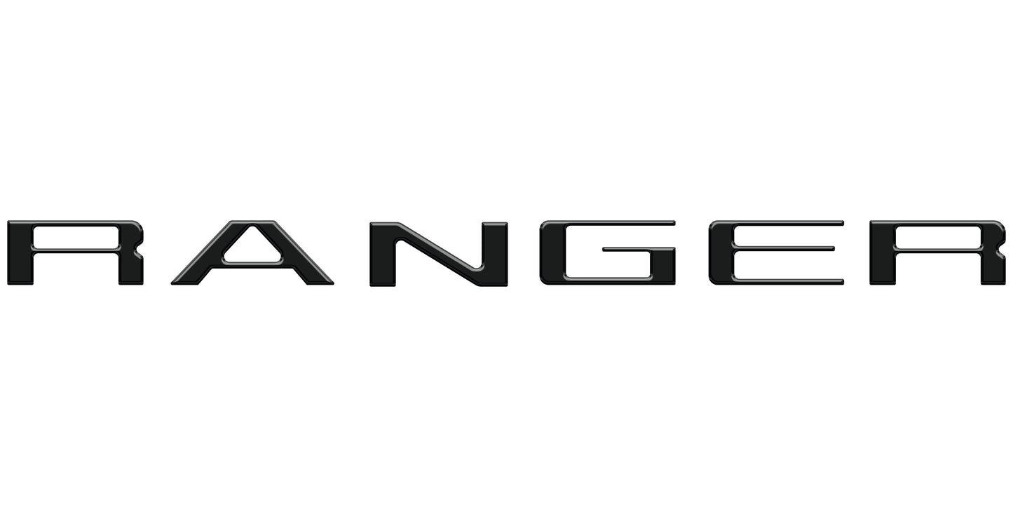 Tailgate Letter Inserts Fits 2024-2026 Ford Ranger