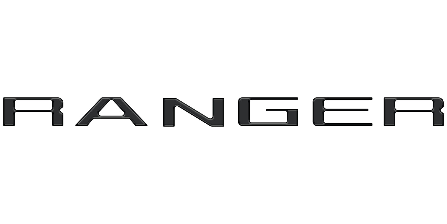 Tailgate Letter Inserts Fits 2019-2023 Ford Ranger