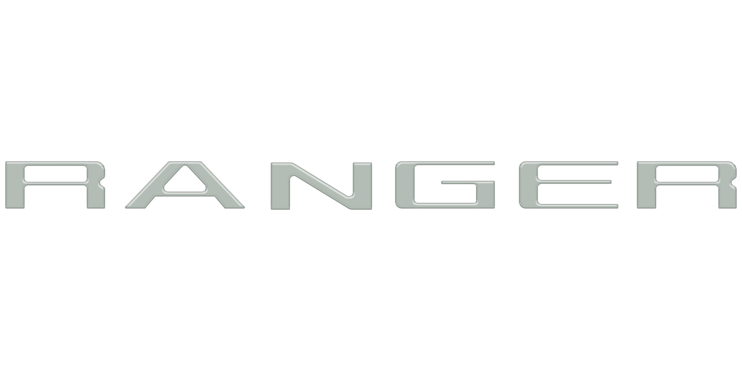 Tailgate Letter Inserts Fits 2024-2026 Ford Ranger