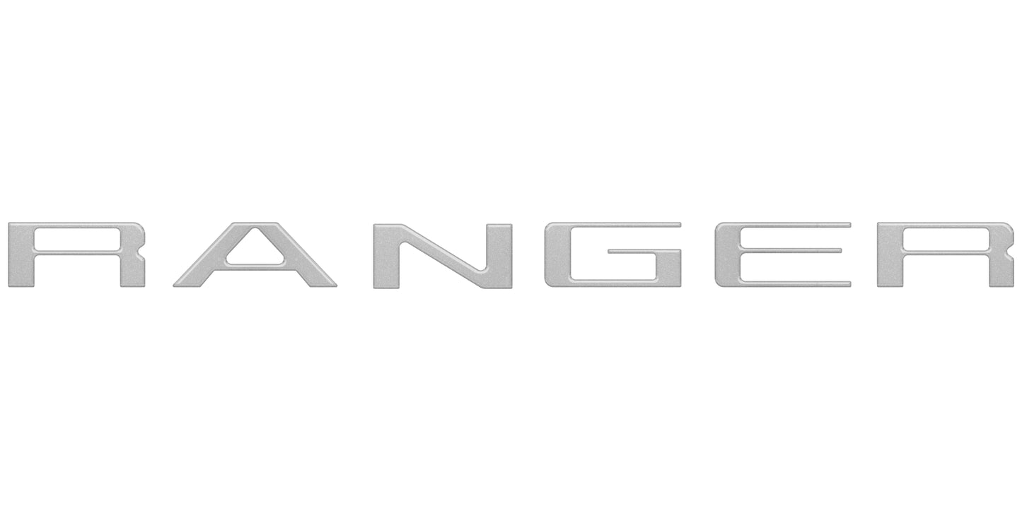 Tailgate Letter Inserts Fits 2024-2026 Ford Ranger