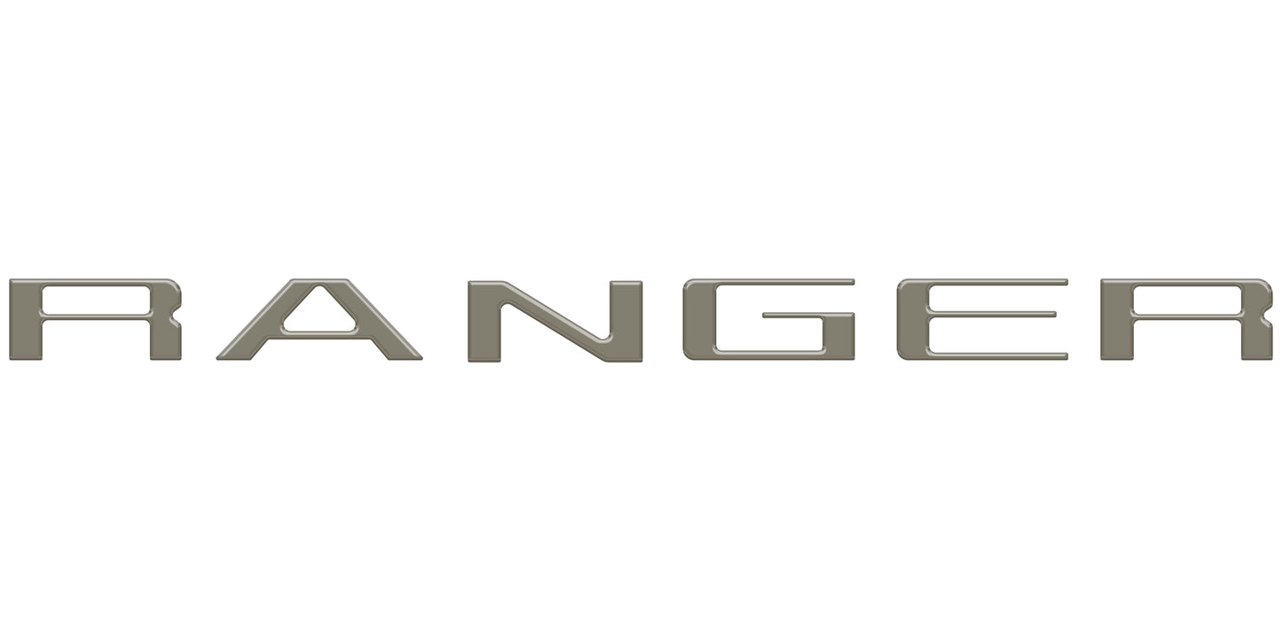 Tailgate Letter Inserts Fits 2024-2026 Ford Ranger