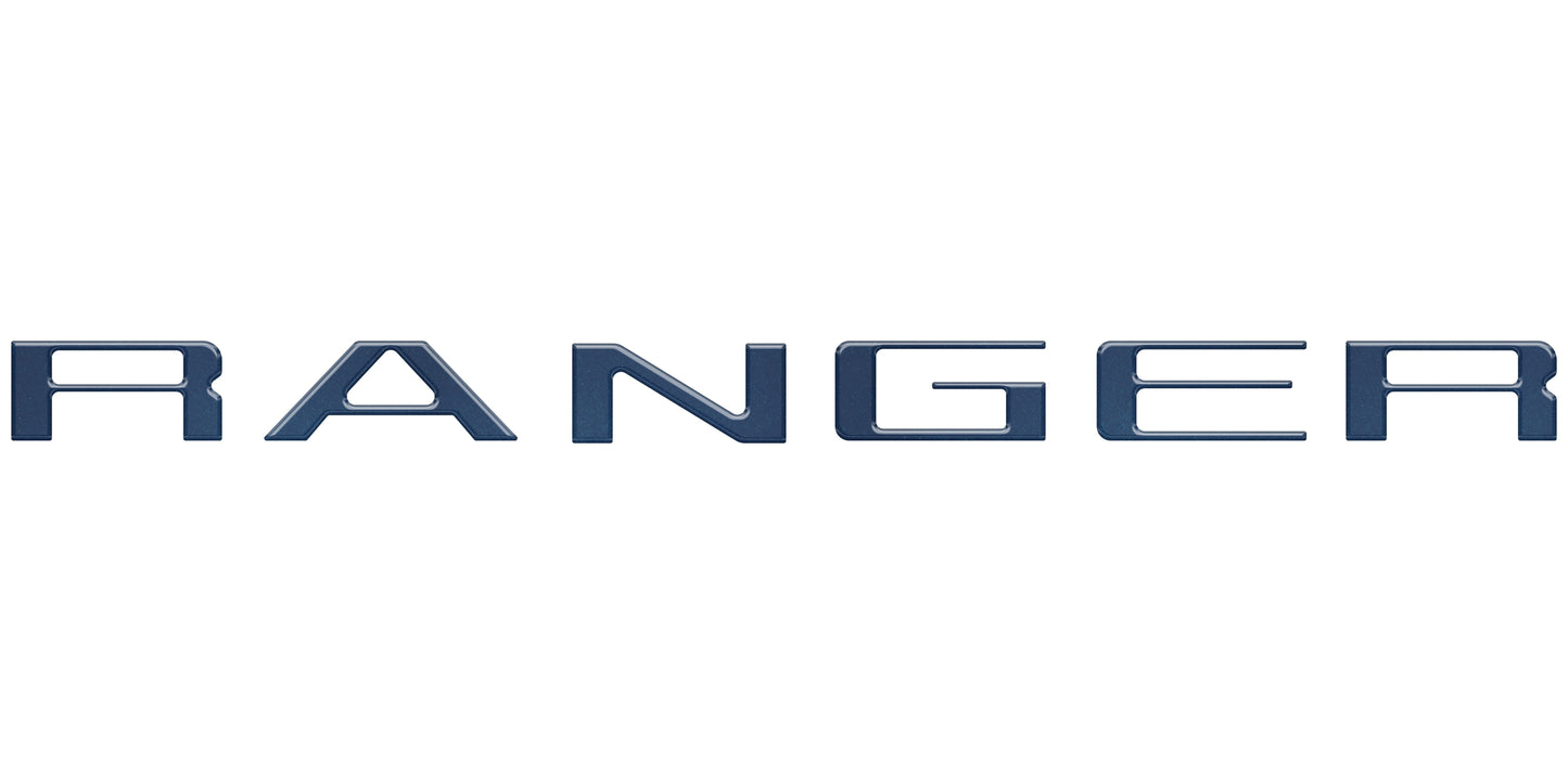 Tailgate Letter Inserts Fits 2019-2023 Ford Ranger