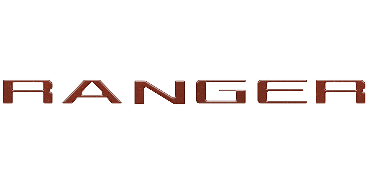 Tailgate Letter Inserts Fits 2024-2026 Ford Ranger