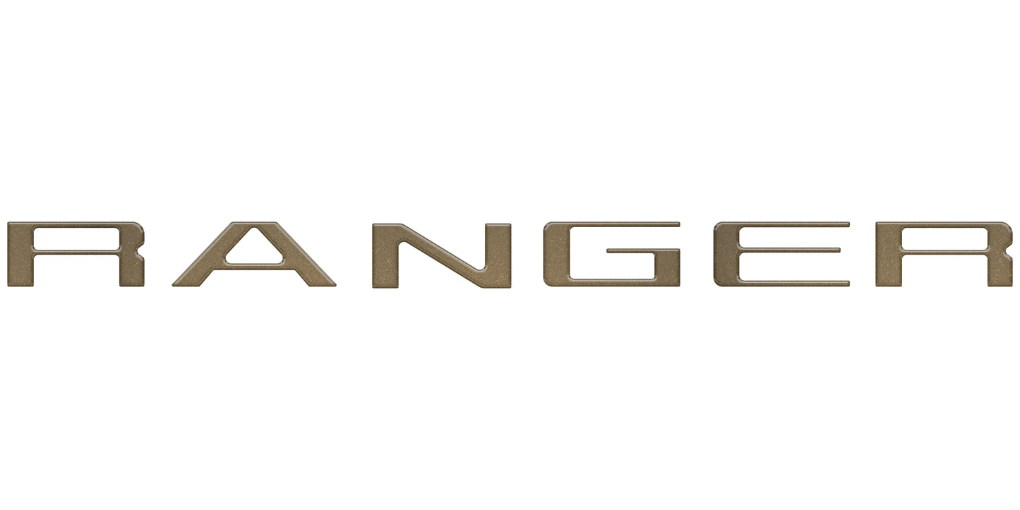 Tailgate Letter Inserts Fits 2024-2026 Ford Ranger