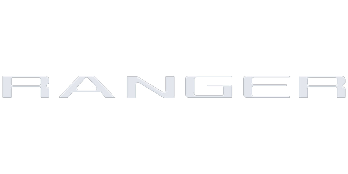 Tailgate Letter Inserts Fits 2024-2026 Ford Ranger