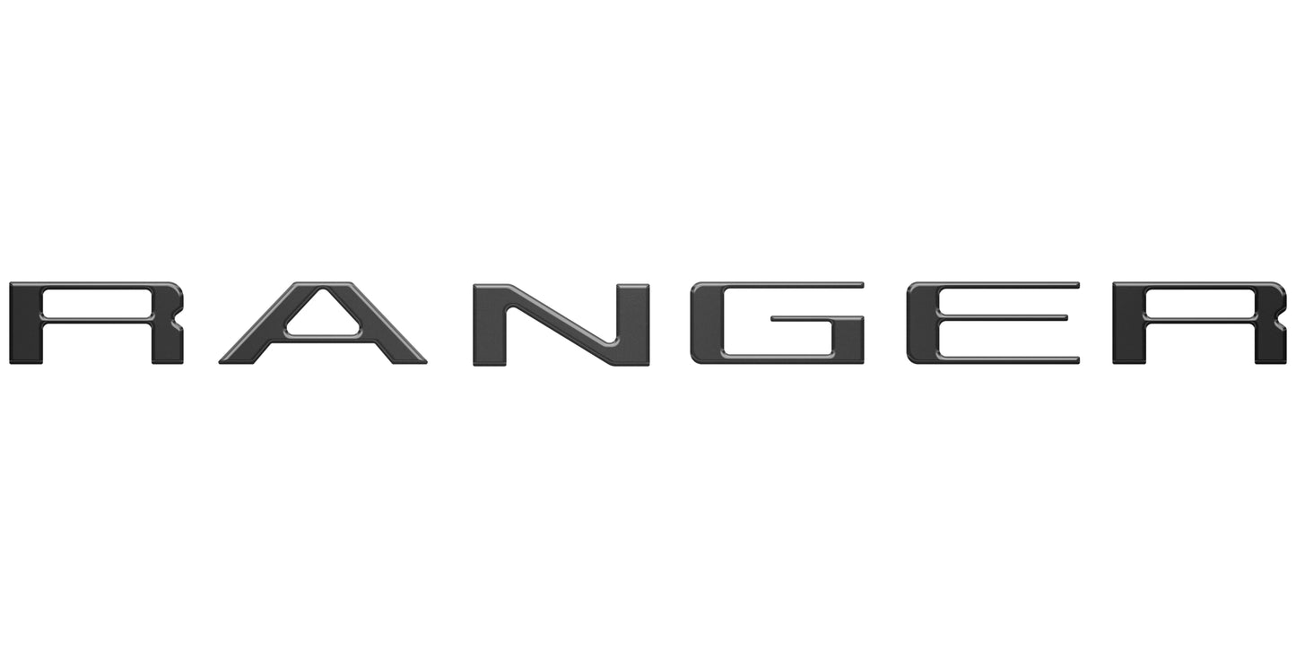 Tailgate Letter Inserts Fits 2019-2023 Ford Ranger