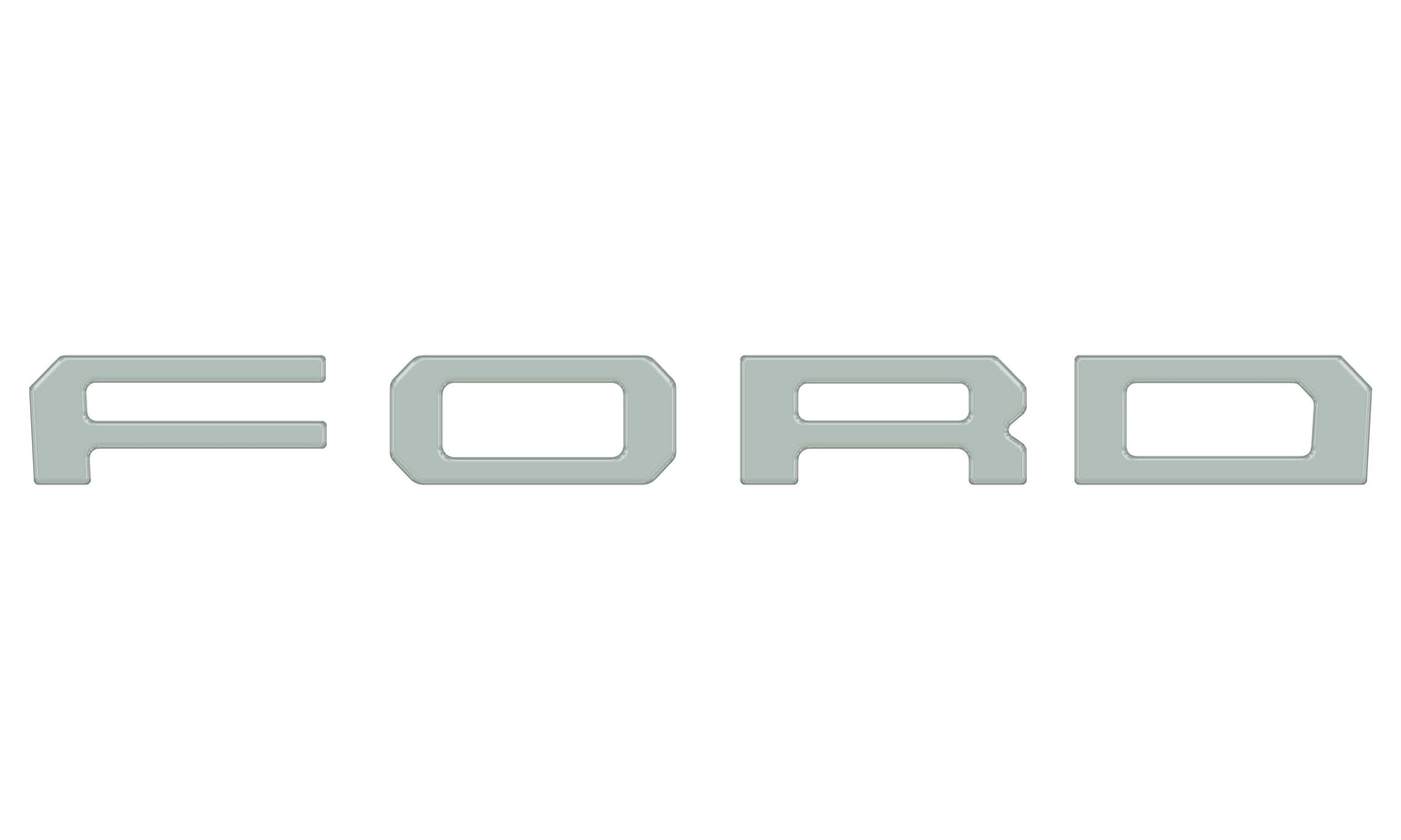 Grille Letter Overlays Fits 2019-2023 Ford Ranger
