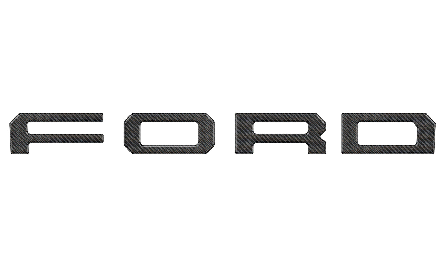 Grille Letter Overlays Fits 2019-2023 Ford Ranger