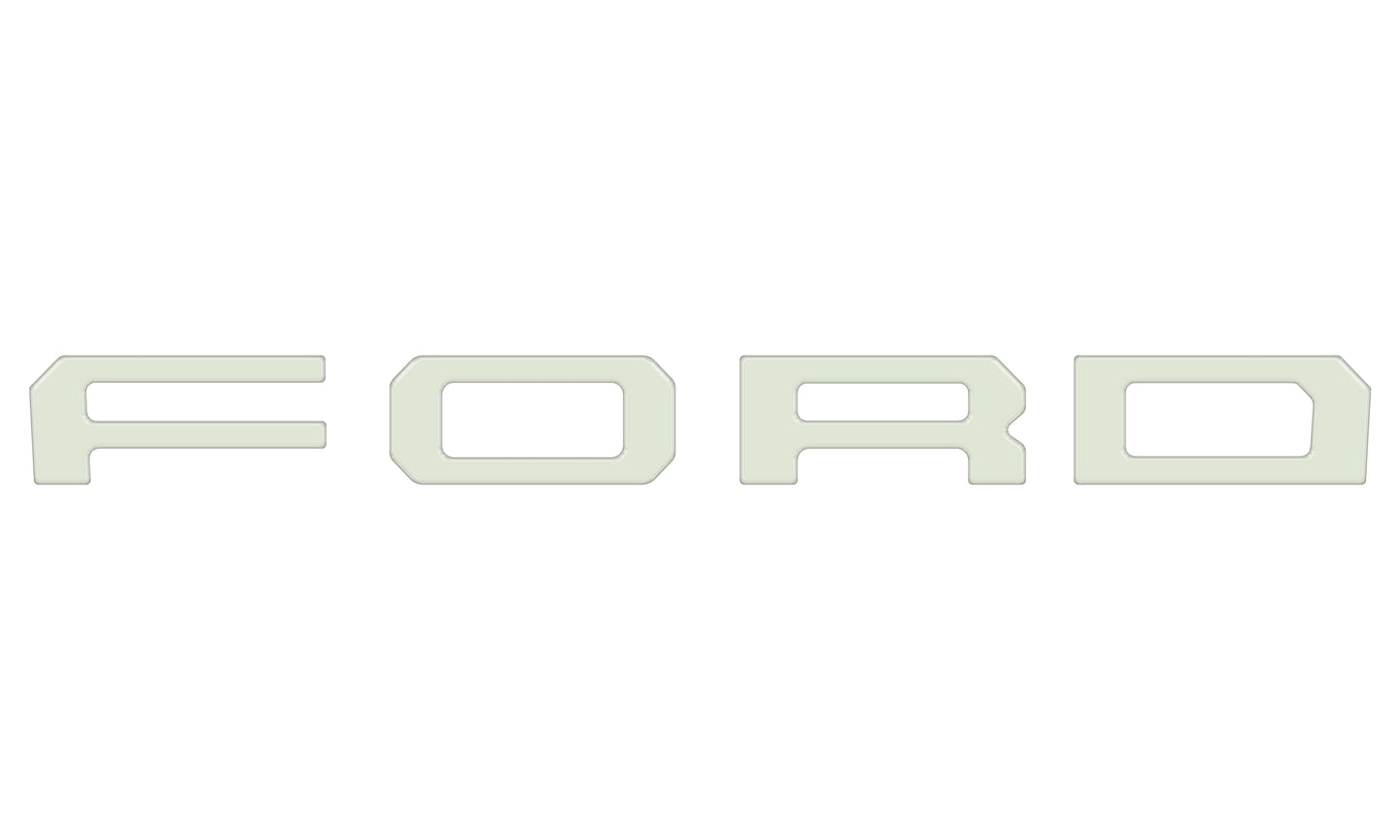 Grille Letter Overlays Fits 2019-2023 Ford Ranger