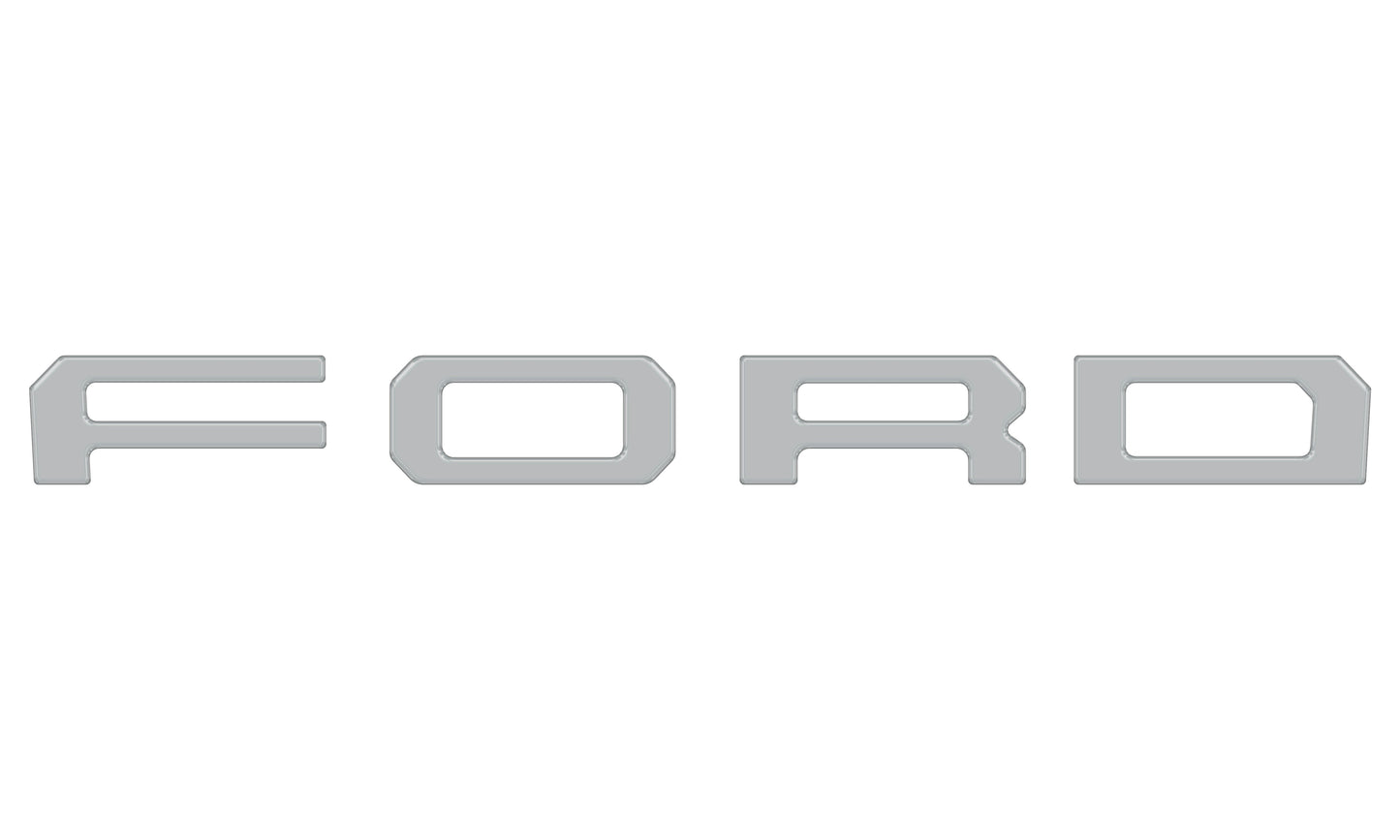 Grille Letter Overlays Fits 2019-2023 Ford Ranger