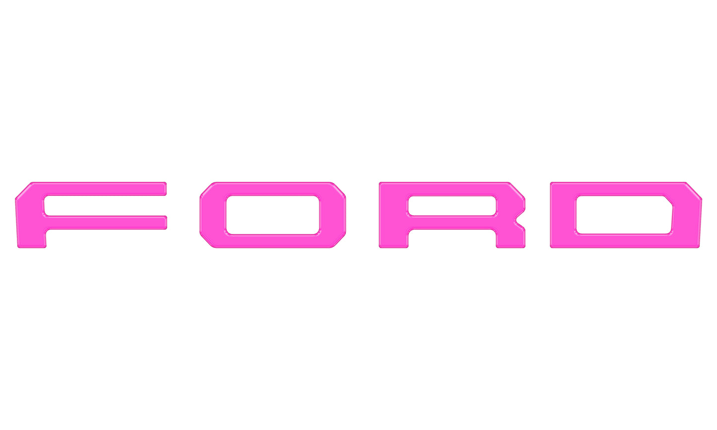 Grille Letter Overlays Fits 2019-2023 Ford Ranger