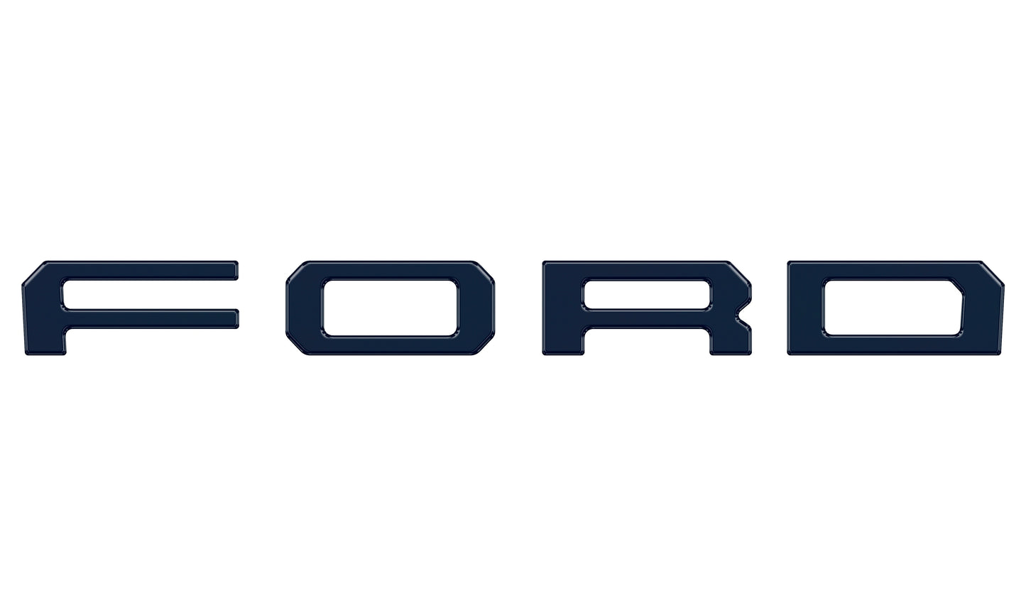 Grille Letter Overlays Fits 2019-2023 Ford Ranger