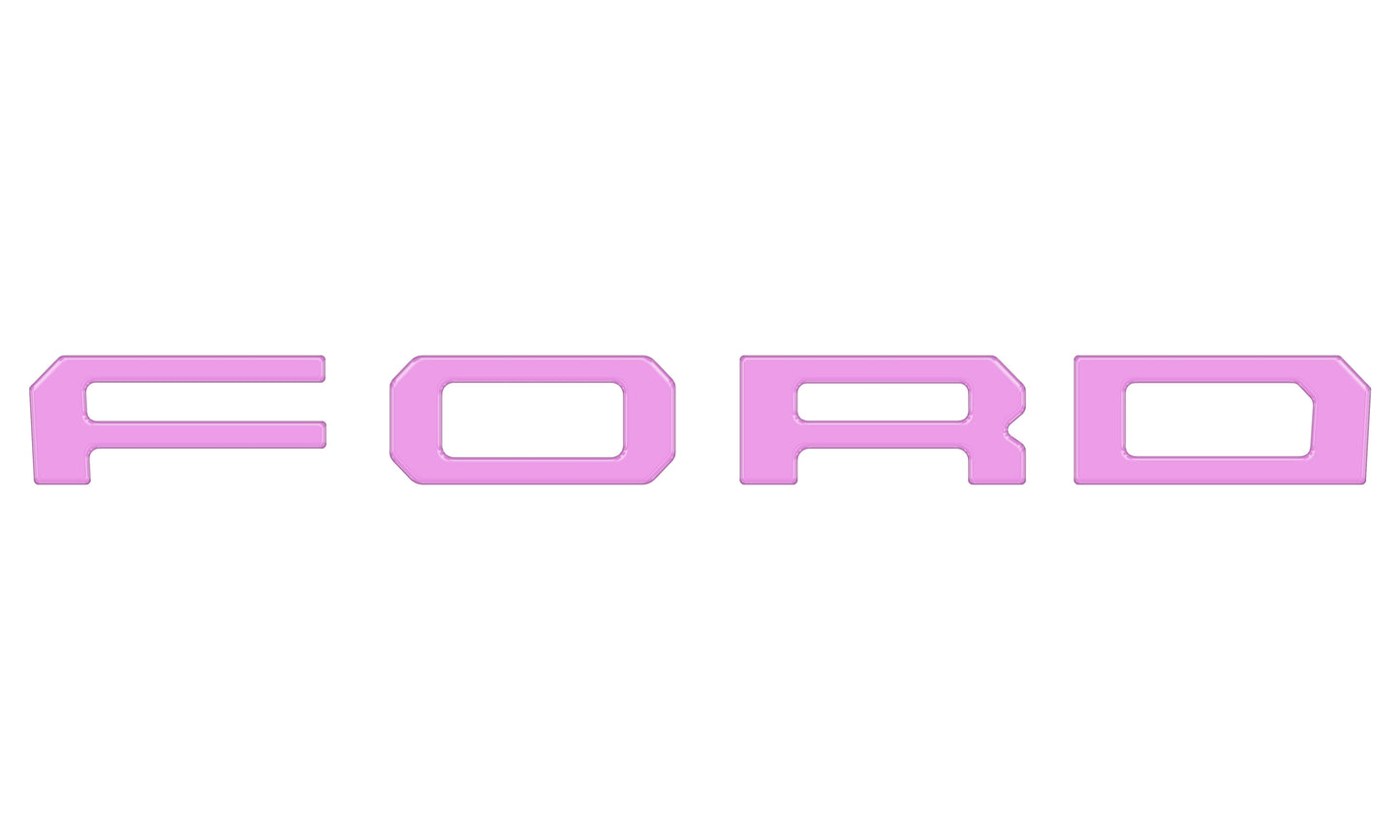 Grille Letter Overlays Fits 2019-2023 Ford Ranger