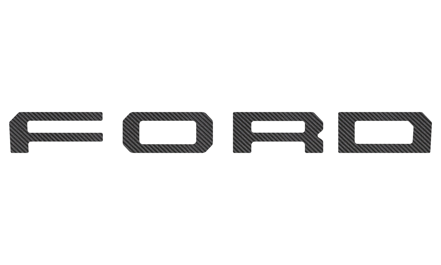 Grille Letter Overlays Fits 2019-2023 Ford Ranger
