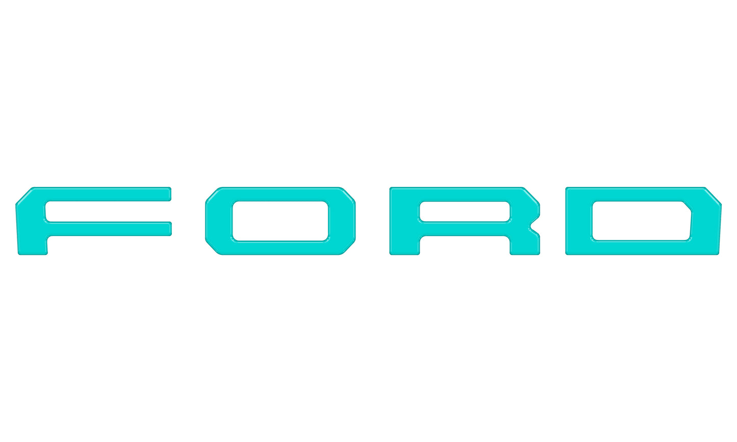 Grille Letter Overlays Fits 2019-2023 Ford Ranger