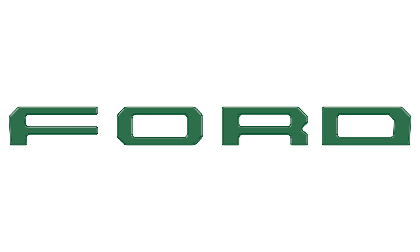 Grille Letter Overlays Fits 2019-2023 Ford Ranger