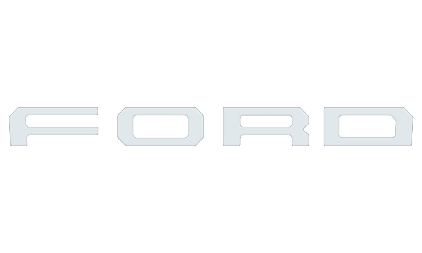 Grille Letter Overlays Fits 2019-2023 Ford Ranger