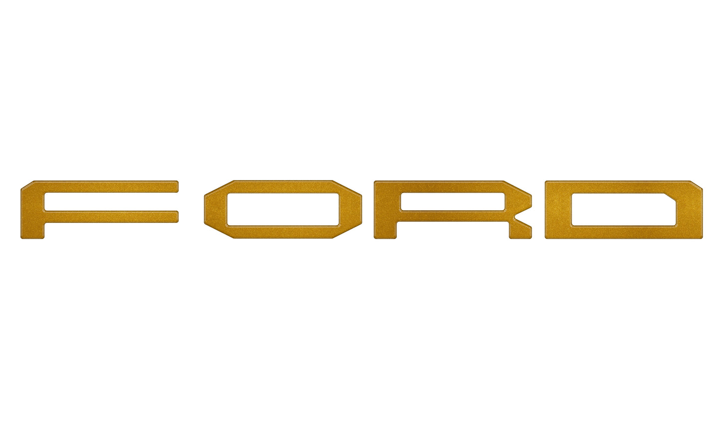 Grille Letter Overlays Fits 2024-2026 Ford Ranger Raptor