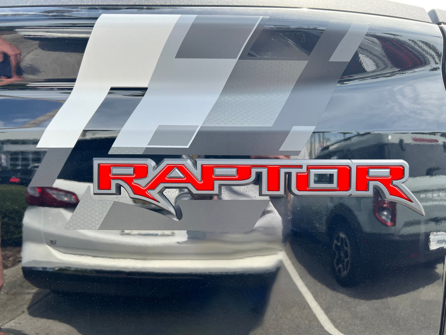 Raptor Tailgate Emblem Inserts Fits 2024-2026 Ford Ranger
