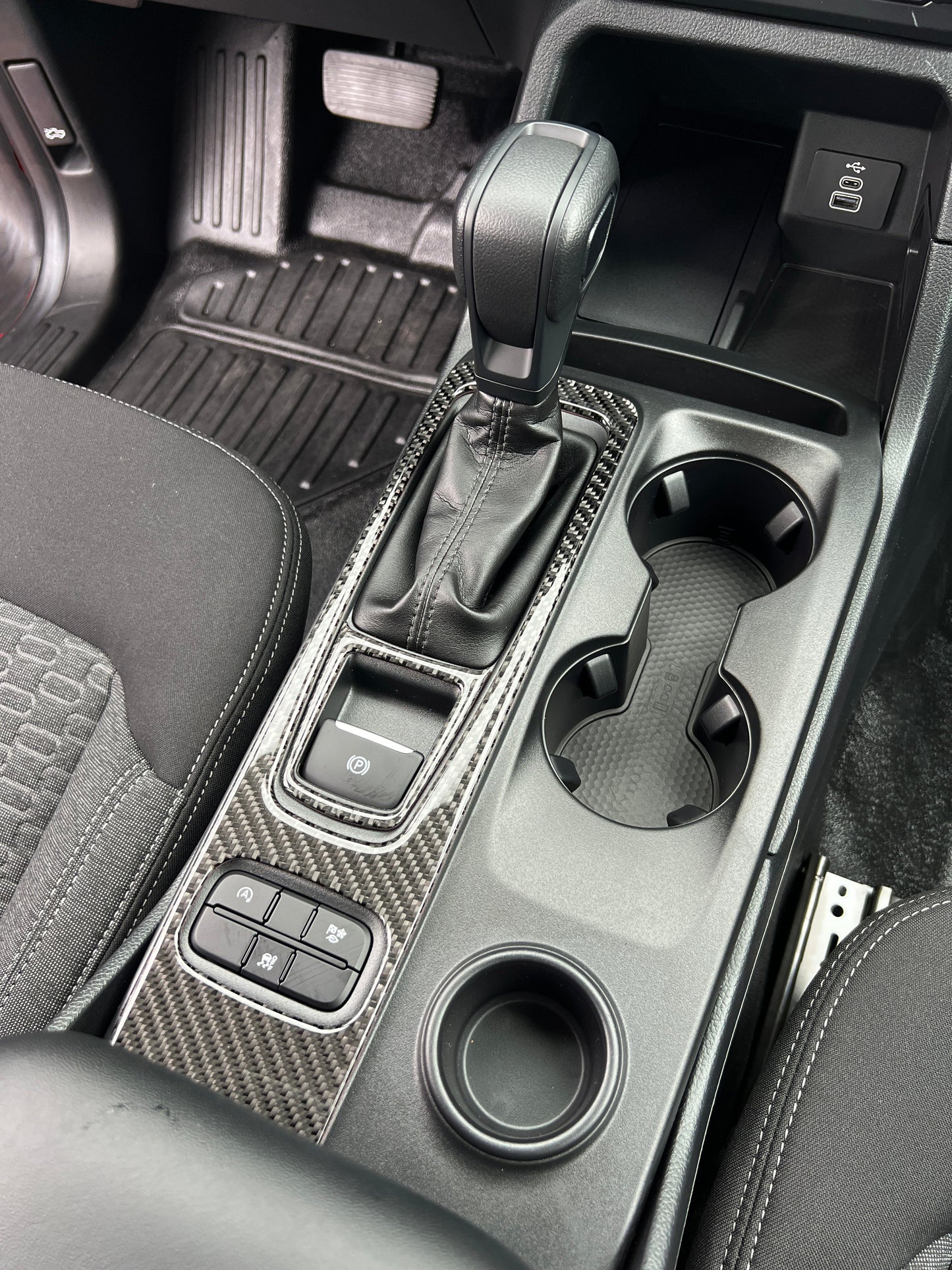 Mechanical Shifter Surround Accent Trim Fits 2024-2026 Ford Ranger