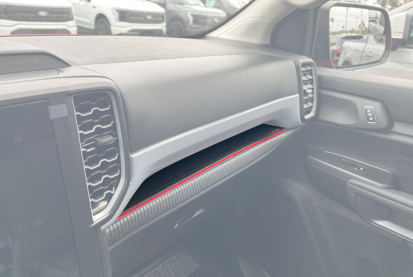 Passenger Dash Cubby Foam Inserts Fits 2024-2026 Ford Ranger