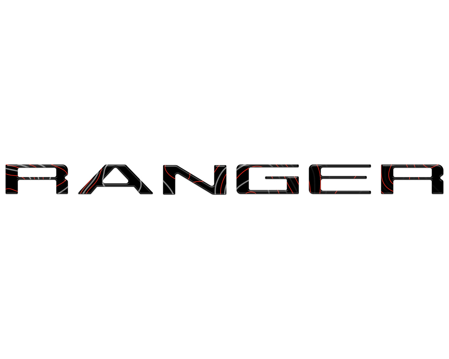 Hood Lettering Kit Fits 2024-2025 Ford Ranger