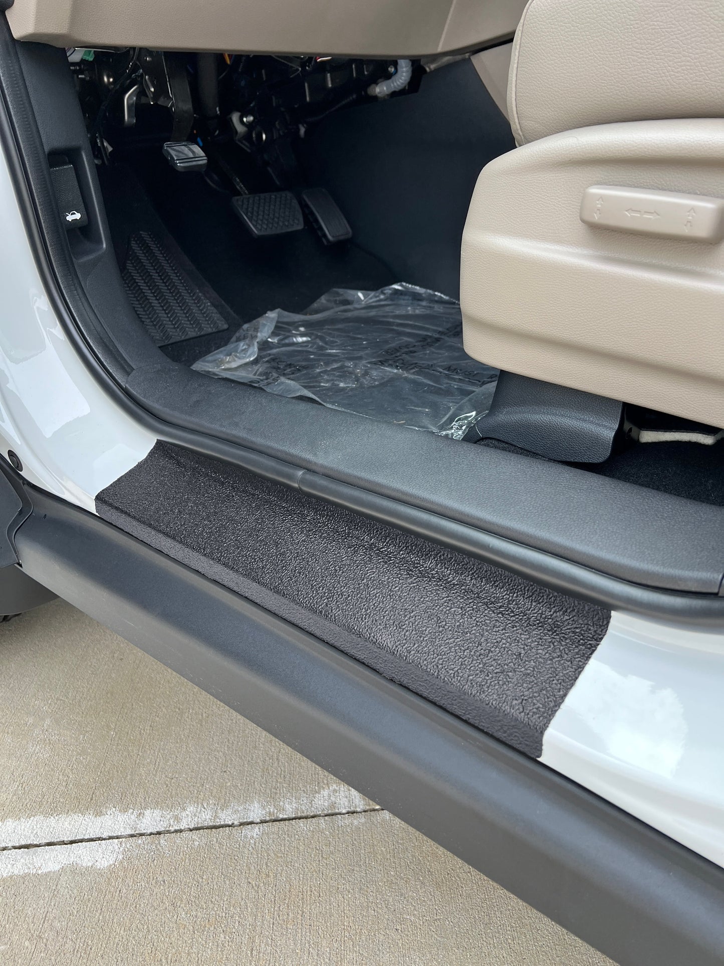 Textured Door Sill Protection Overlays Fits 2017-2026 Honda Ridgeline