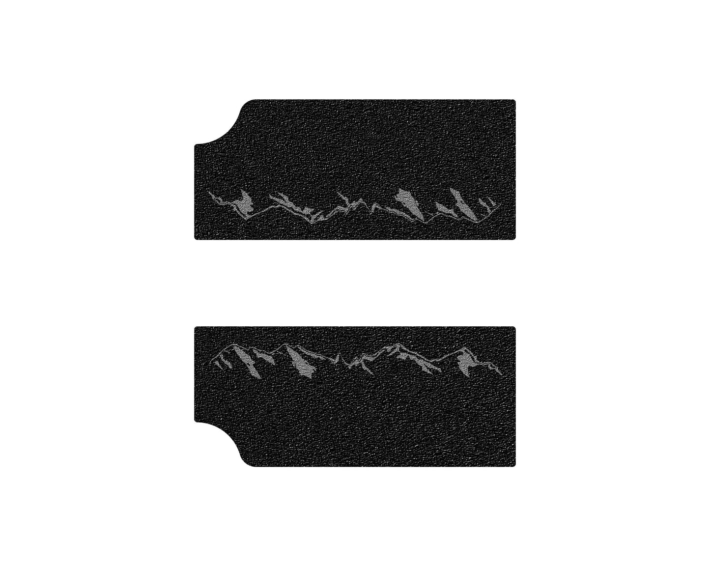 Textured Front Door Sill Overlays Fits 2022-2026 Rivian R1T